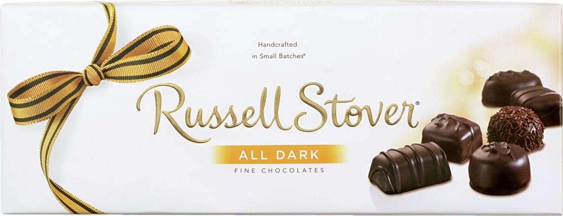 Order Russell Stover Chocolates All Dark Bowline Box (9.4 oz) food online from Rite Aid store, Yamhill County on bringmethat.com