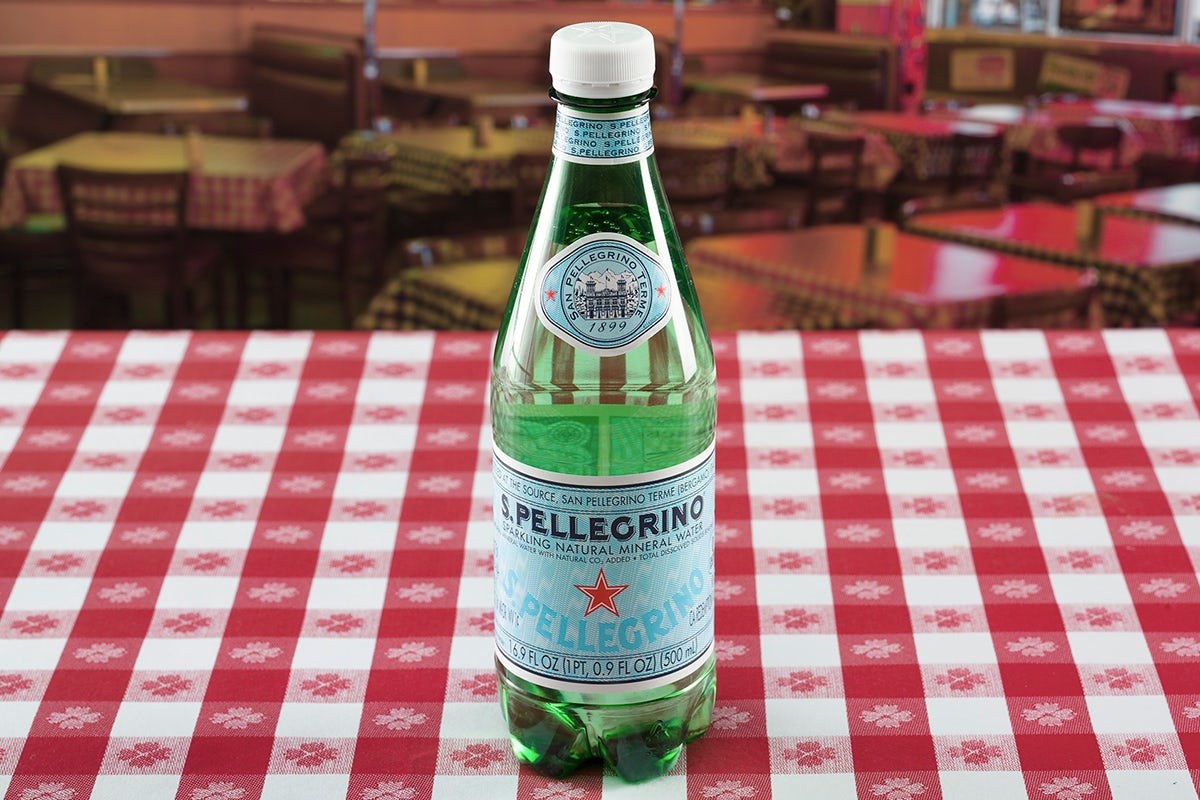 Order Bottle of San Pellegrino food online from Portillo's Hot Dogs store, Chicago on bringmethat.com