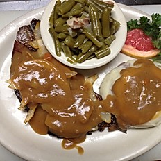 Order Beef Liver and Onions Home Style Plates food online from Jay Jay Cafe store, Arlington on bringmethat.com
