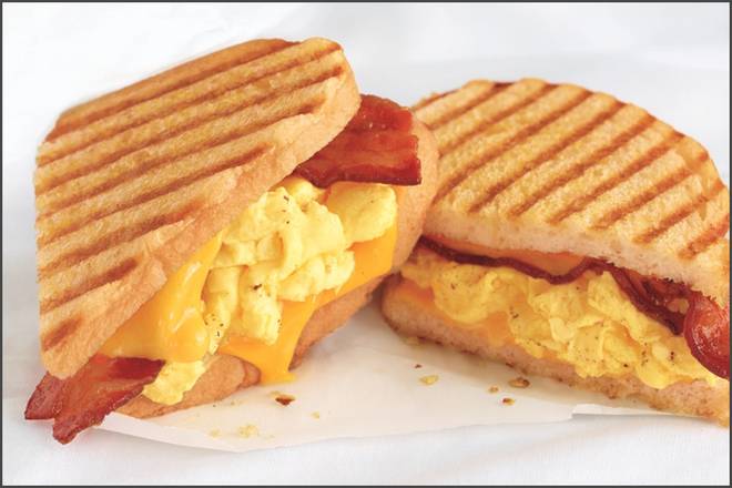Order Bacon & Cheddar Panini food online from Corner Bakery Cafe store, Horsham on bringmethat.com