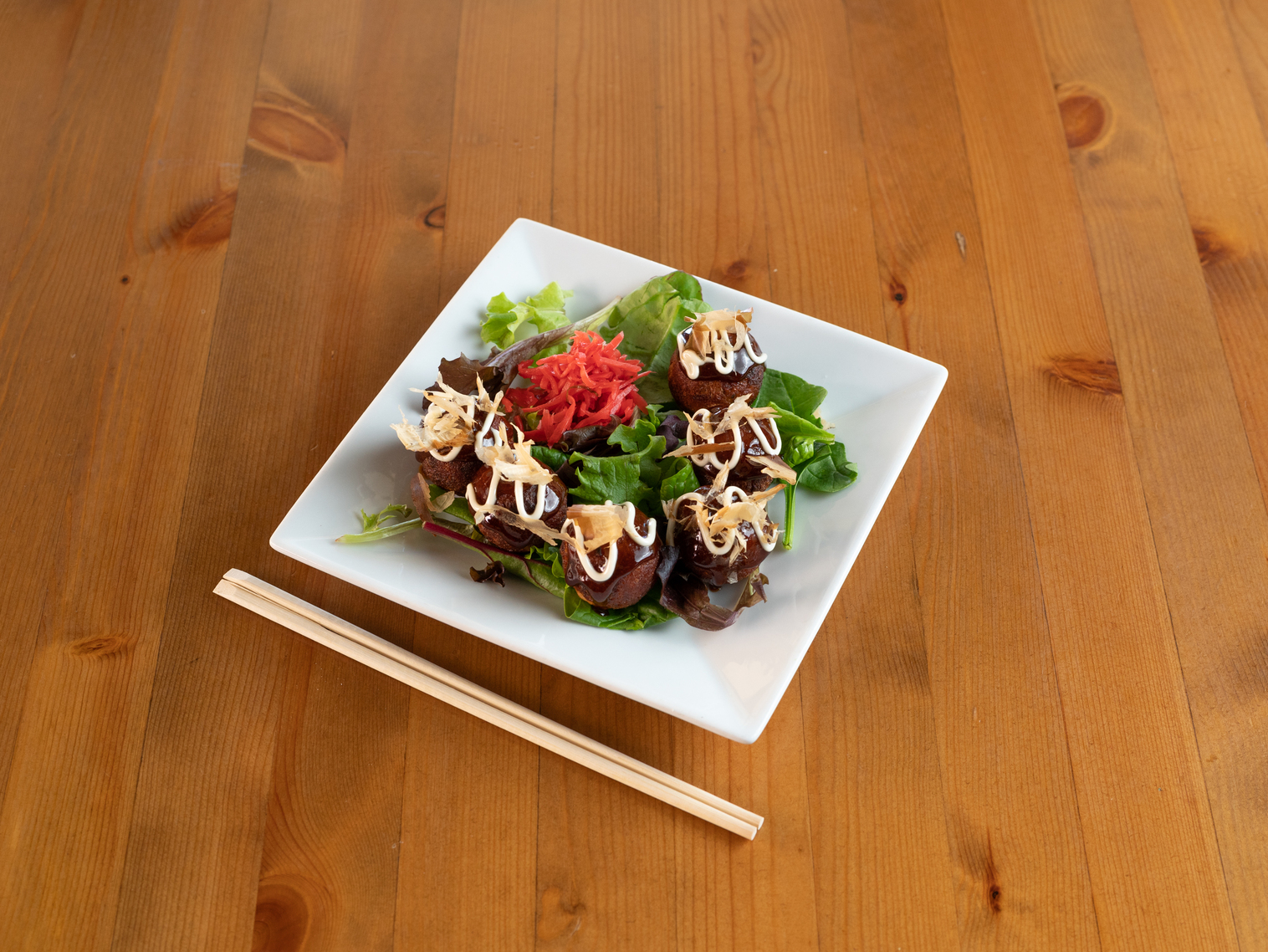 Order Takoyaki food online from Fukusuke Japanese Ramen Dining store, Fountain Valley on bringmethat.com