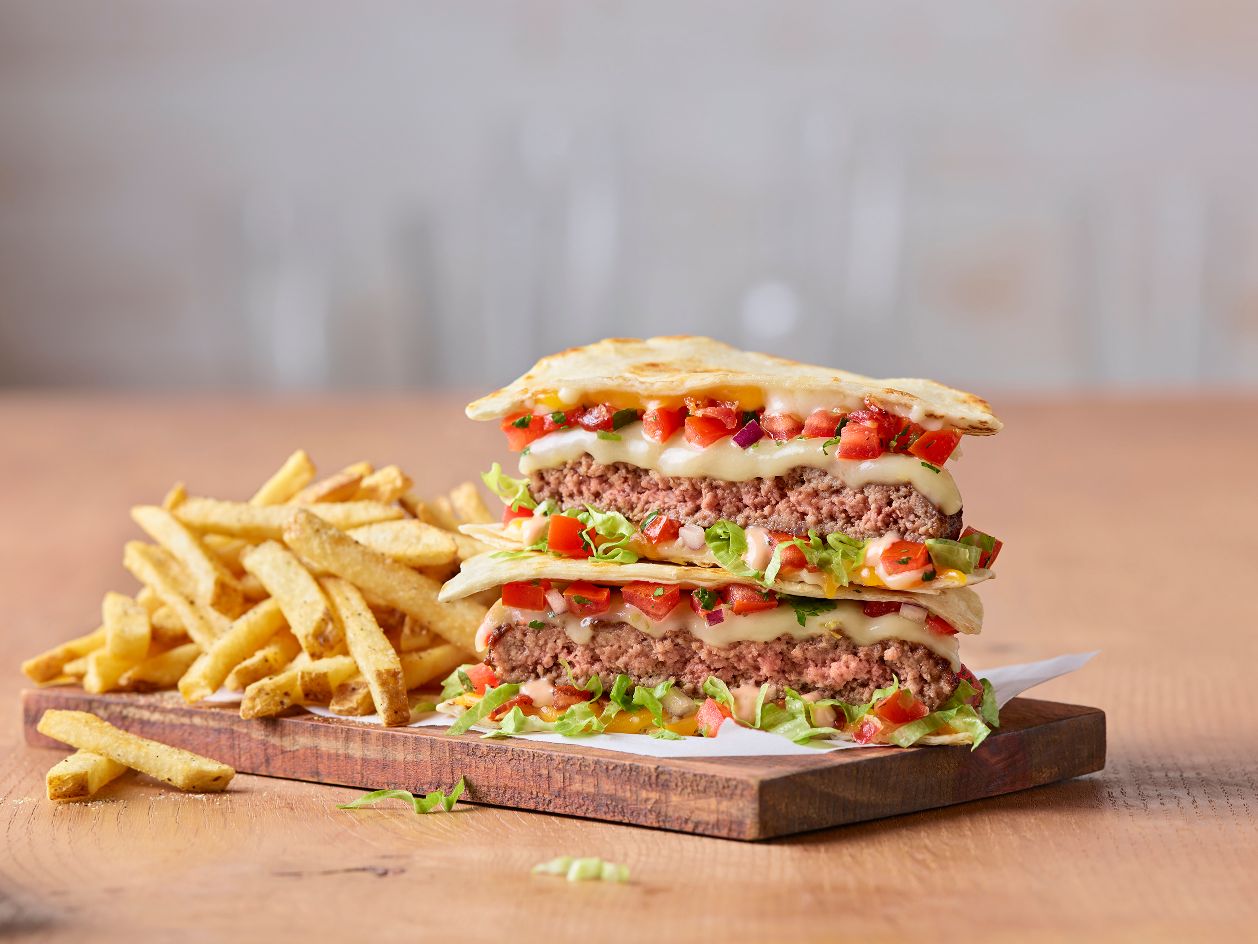 Order Quesadilla Burger food online from Applebee store, Detroit on bringmethat.com