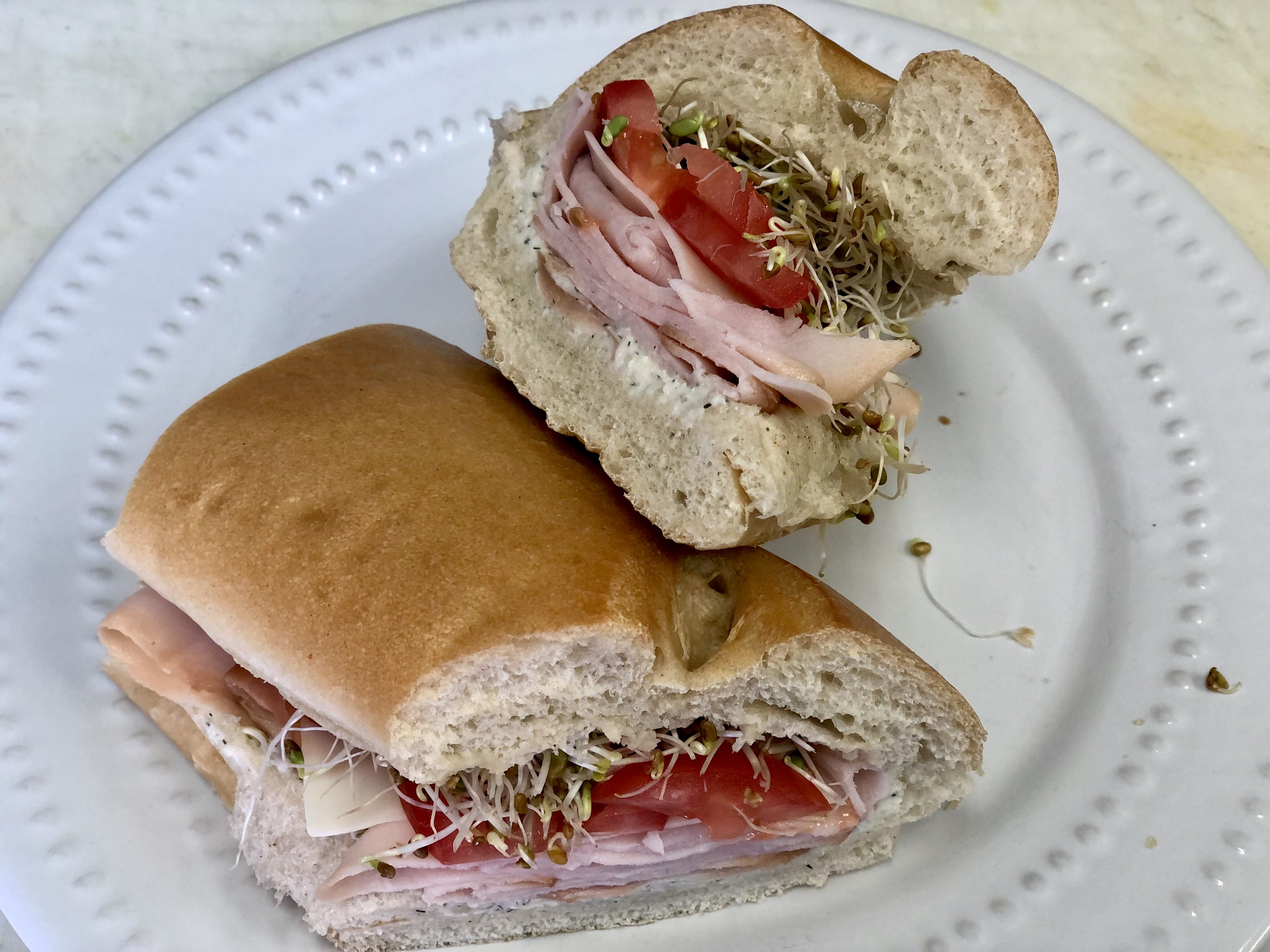 Order The Manzoni Sandwich food online from Sirens Cafe & Custom Catering store, Kingman on bringmethat.com