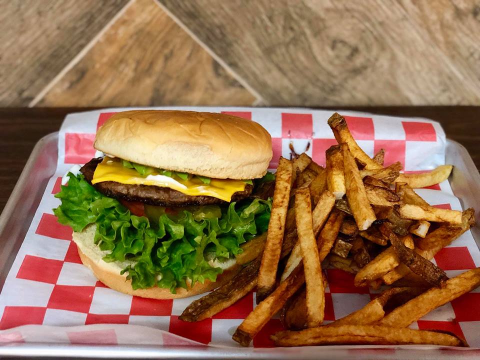 Order Avocado Burger food online from Marco's Burgers & Fries store, Mission on bringmethat.com