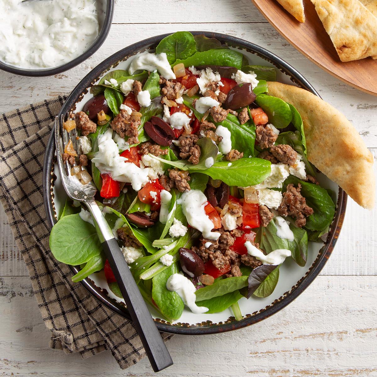 Order Gyro Salad food online from Milano Pizza Callery store, Evans City on bringmethat.com