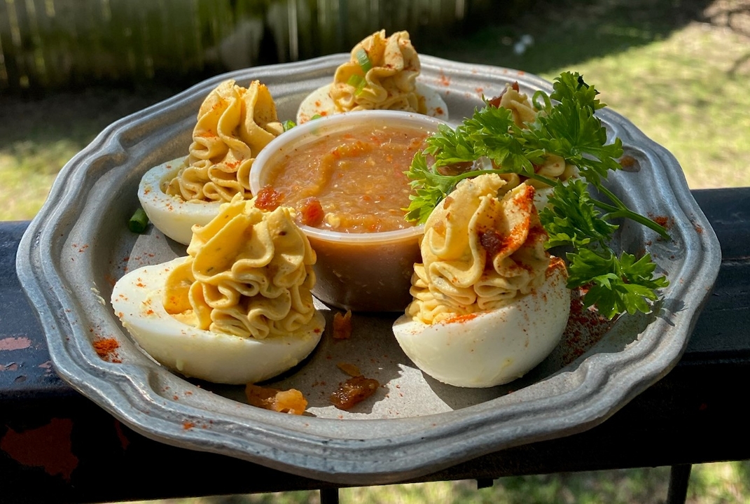 Order Deviled Eggs food online from County Line On The Hill store, Austin on bringmethat.com