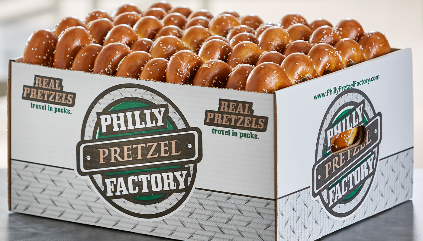 Order 50 Pretzels food online from Philly Pretzel Factory store, Phoenixville on bringmethat.com