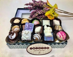 Order Signature Handcrafted Truffle Box food online from Twisted Gourmet Chocolates store, Passaic on bringmethat.com