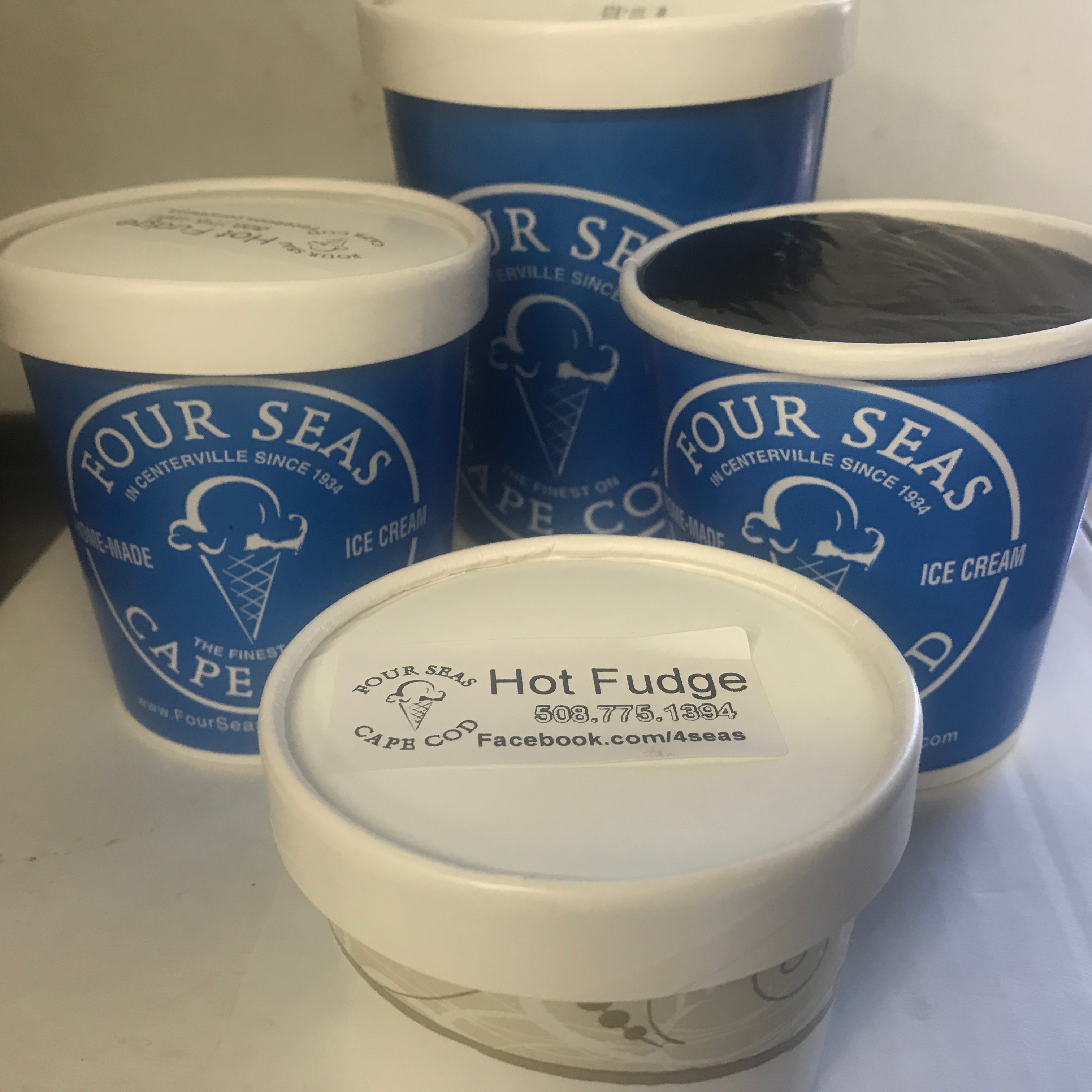 Order Hot Fudge food online from Four Seas Ice Cream store, Centerville on bringmethat.com
