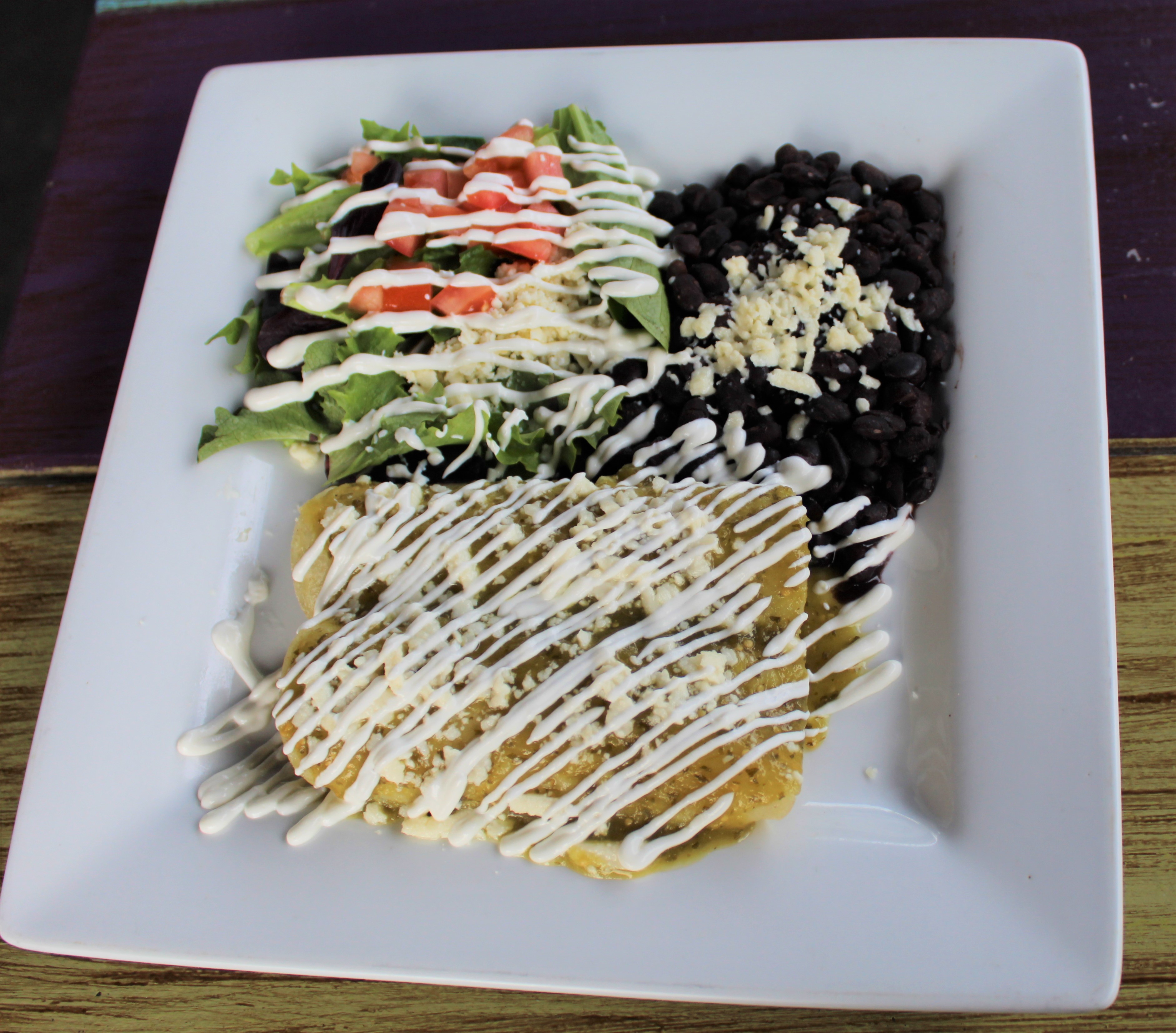Order Avocado Enchiladas food online from Cantina Louie store, Asheville on bringmethat.com