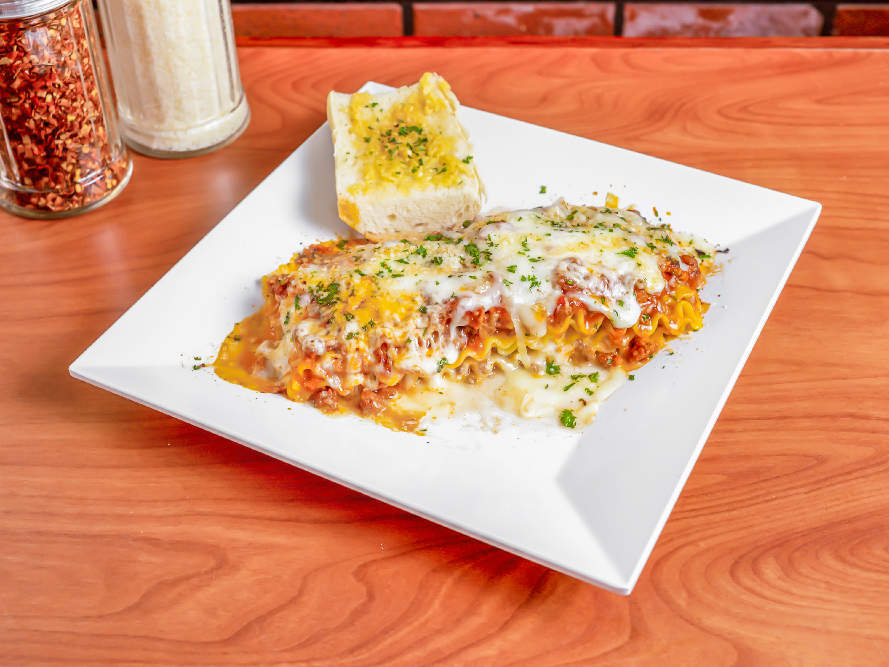 Order Lasagna with Meat Sauce food online from Sabrosa Pizza store, San Francisco on bringmethat.com