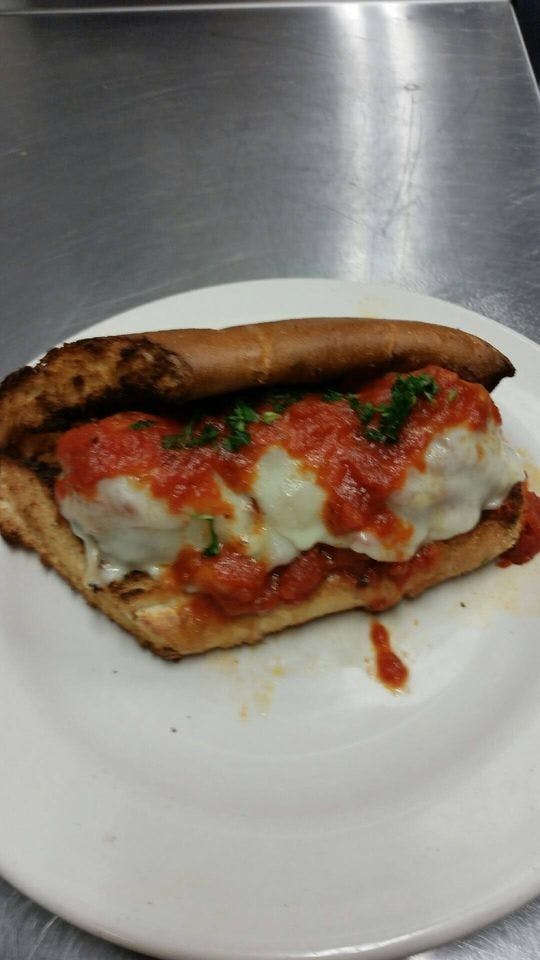 Order Meatball Sub - Sub food online from Hometown Pizza Cafe store, Water Valley on bringmethat.com