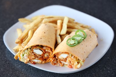 Order Buffalo Chicken Wrap food online from Tumbleweed Southwest Grill store, Heath on bringmethat.com