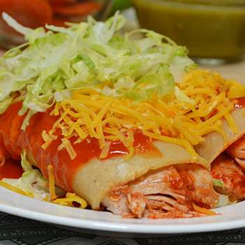 Order Chicken Enchiladas food online from Federico Mexican Food store, Scottsdale on bringmethat.com