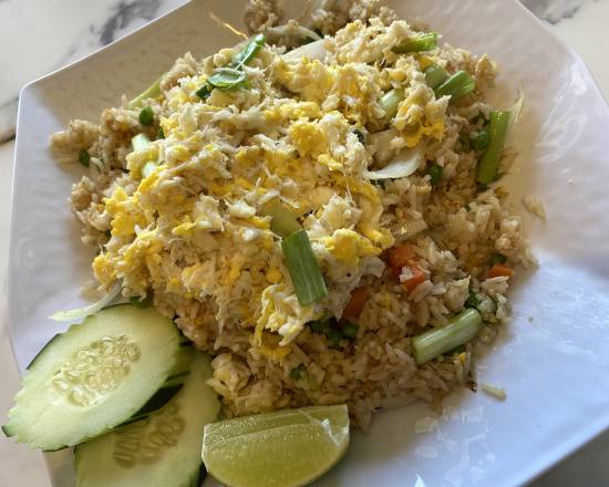 Order Crab Fried Rice food online from Hug Thai Express store, La Mesa on bringmethat.com