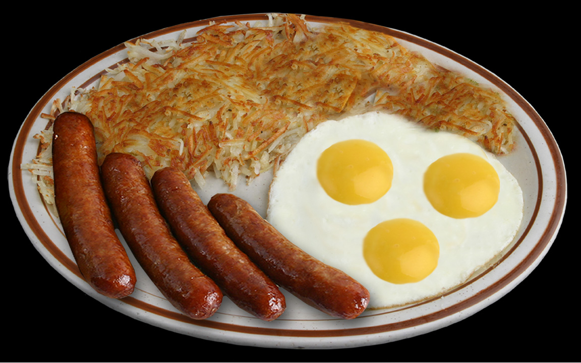 Order Sausage and Eggs Breakfast food online from Jim's Burgers store, Long Beach on bringmethat.com