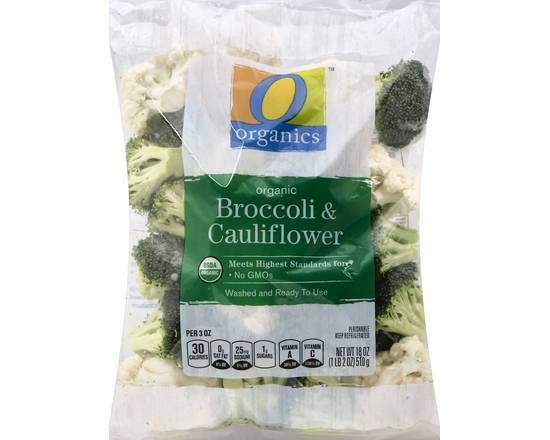 Order O Organics · Organic Broccoli & Cauliflower (18 oz) food online from Safeway store, Napa on bringmethat.com