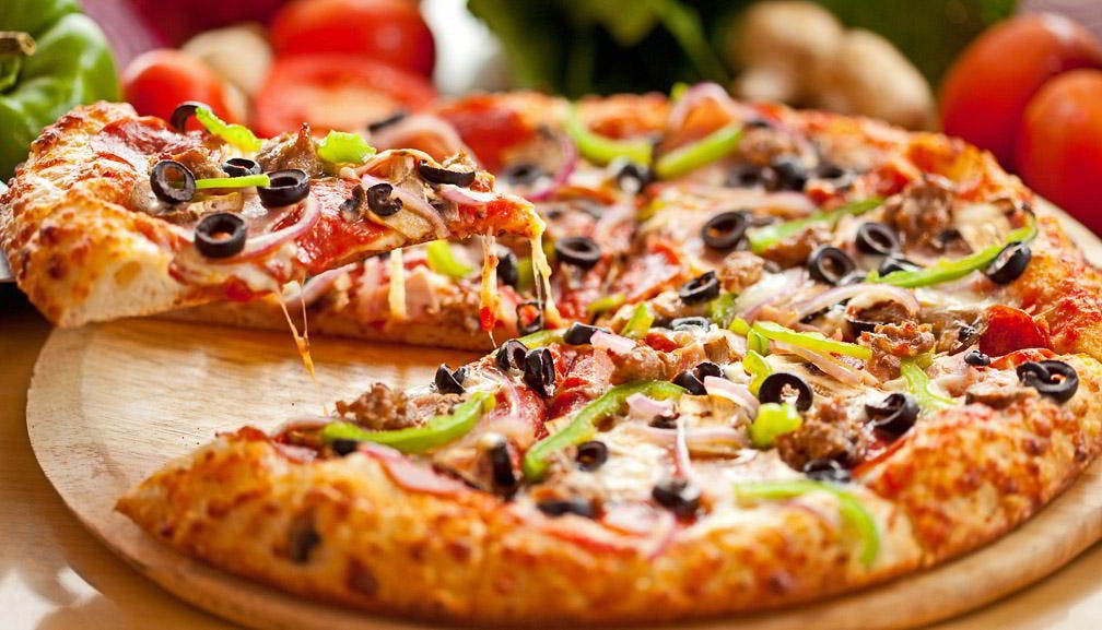 Order Combo Special Pizza - 12" food online from Alcamo Italian Restaurant & Brick Oven Pizza store, Richlandtown on bringmethat.com