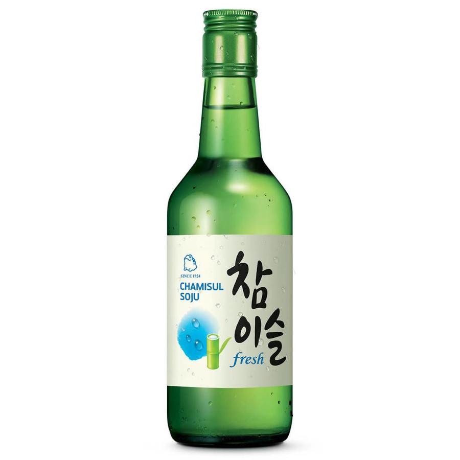 Order Soju - Chamisul(참이슬) Org. Flv. food online from Banpojung store, Chicago on bringmethat.com