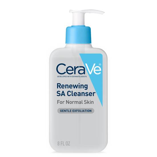 Order CeraVe Renewing SA Cleanser, Gently Exfoliates & Softens Skin, 8 OZ food online from CVS store, MANKATO on bringmethat.com