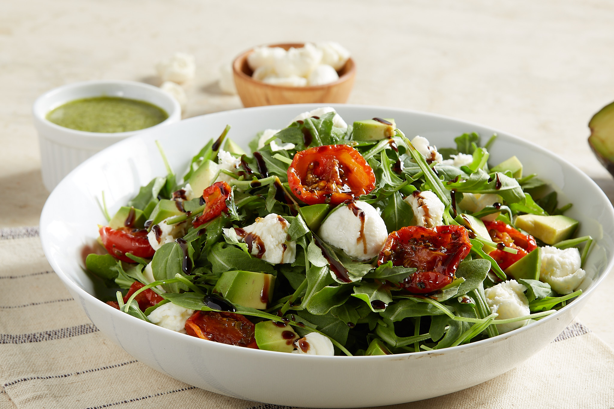 Order California Caprese Salad food online from Fresh Brothers store, West Hollywood on bringmethat.com