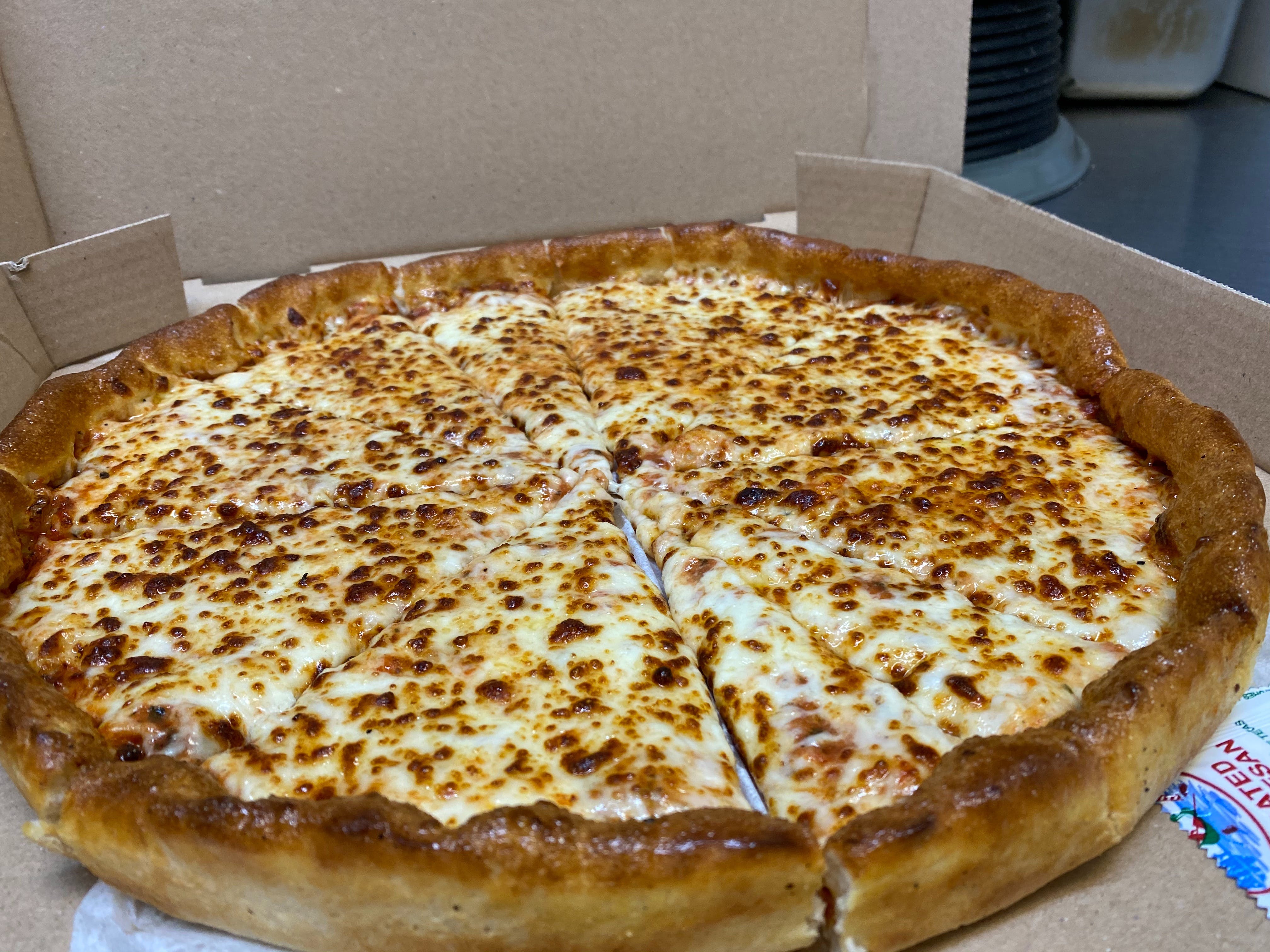 Order Cheese Pizza - Small 10'' (6 Slices) food online from Milano's Pizza store, Overton on bringmethat.com