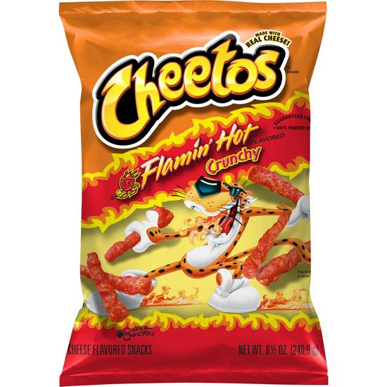 Order Cheetos Crunchy Flamin' Hot Cheese Flavored food online from Pepack Sunoco store, Peapack on bringmethat.com