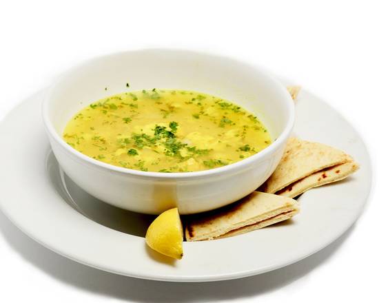 Order Avgolemono Soup food online from George's Greek Grill-Fig at 7th store, Los Angeles on bringmethat.com