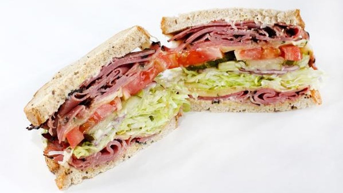 Order Nearly Reuben Specialty Sub food online from Sunset Subs store, San Francisco on bringmethat.com