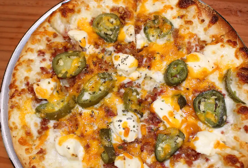 Order Jalapeno Popper Pizza food online from Stefano's Brooklyn Pizza store, Harlingen on bringmethat.com