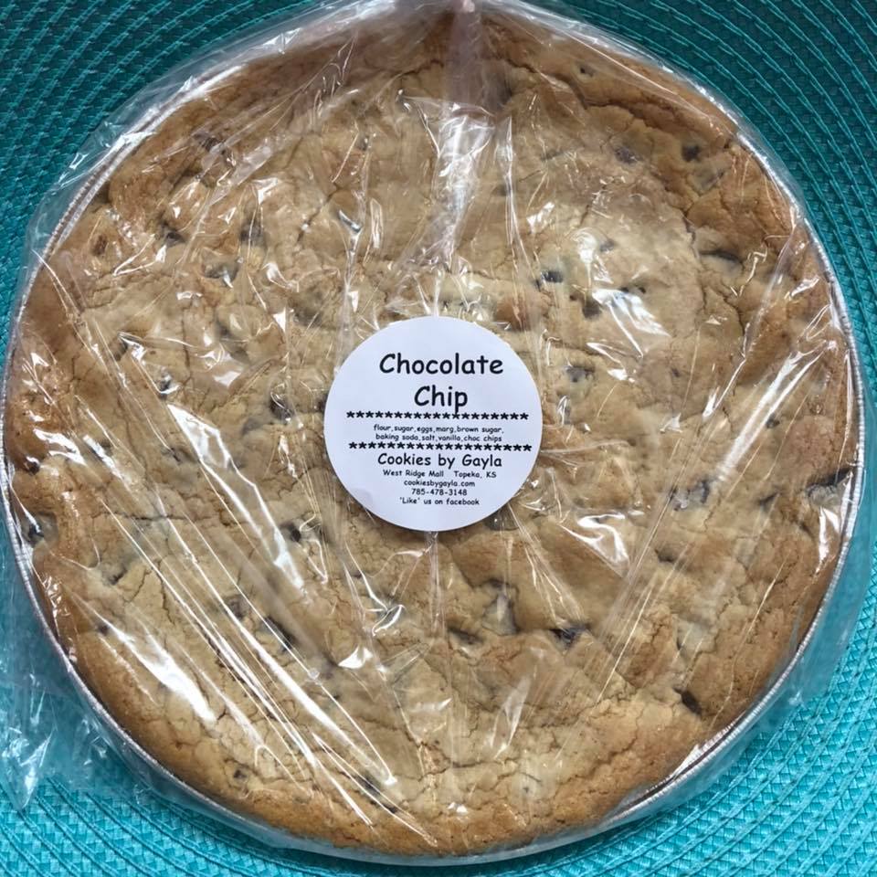 Order 8" Chocolate Chip Pan food online from Cookies By Gayla store, Topeka on bringmethat.com