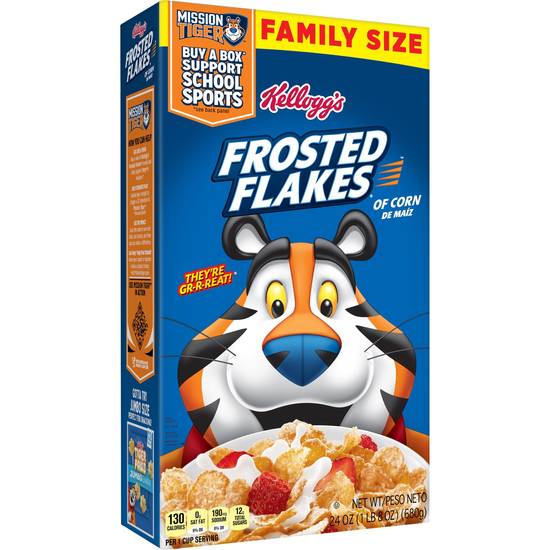 Order Frosted Flakes Breakfast Cereal, 24 OZ food online from Cvs store, CENTRAL FALLS on bringmethat.com