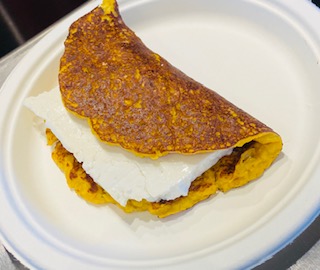 Order White Cheese Cachapas food online from Cacho Bistro store, Albuquerque on bringmethat.com