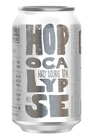 Order Drake's Hopocalypse Hazy Double IPA food online from Friends Liquor store, San Francisco on bringmethat.com