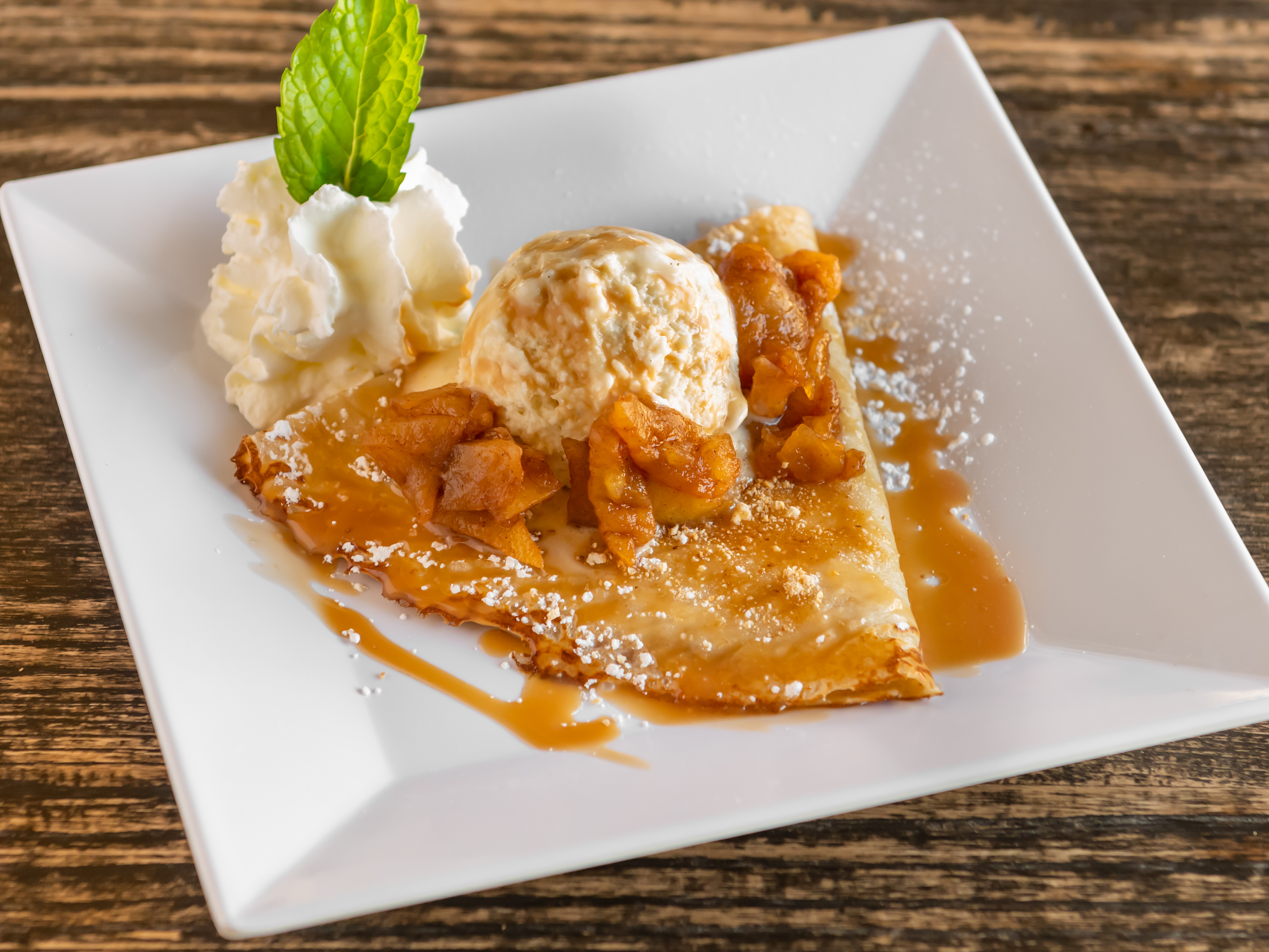 Order Apple Pie Crepe food online from Coco store, Houston on bringmethat.com