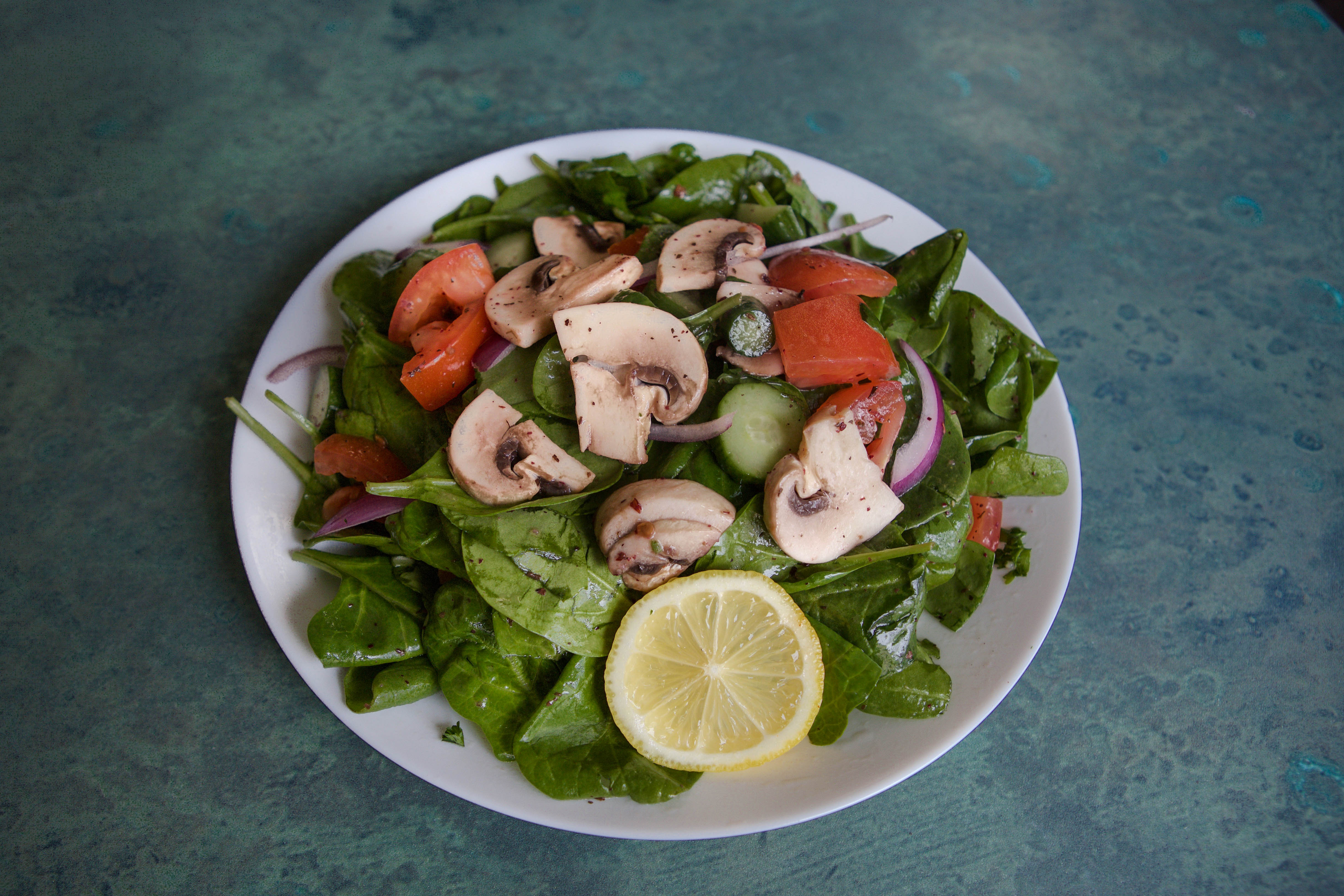 Order Small Spinach Salad food online from Sultans Express store, Lansing on bringmethat.com
