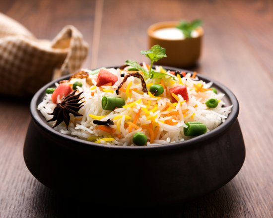 Order Vegetable Biryani food online from Curry Curry Curry store, Milpitas on bringmethat.com