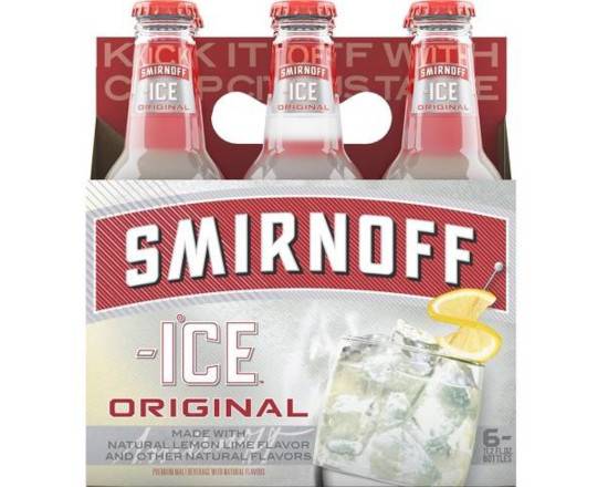 Order Smirnoff Ice Original - 6pk / 11.2 fl oz Bottles food online from Starway Liquor store, Bell Gardens on bringmethat.com