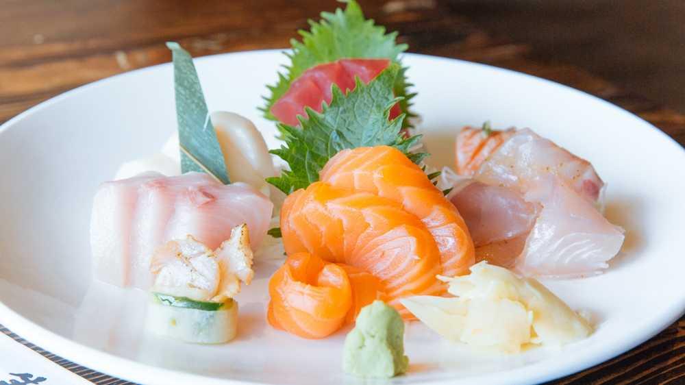 Order Sashimi Dinner food online from New Leaf Chinese & Japanese Cuisine store, Philadelphia on bringmethat.com