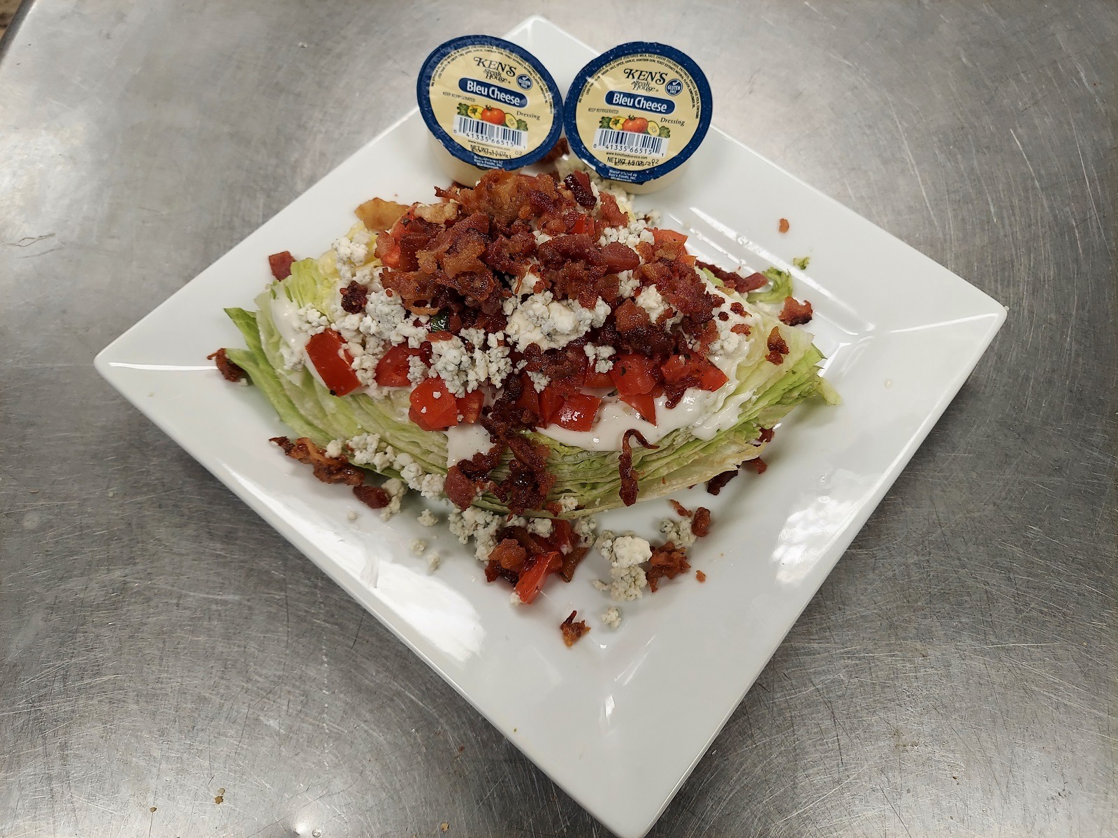 Order Bleu Cheese Wedge Salad food online from Big Apple Pizza store, Port Saint Lucie on bringmethat.com
