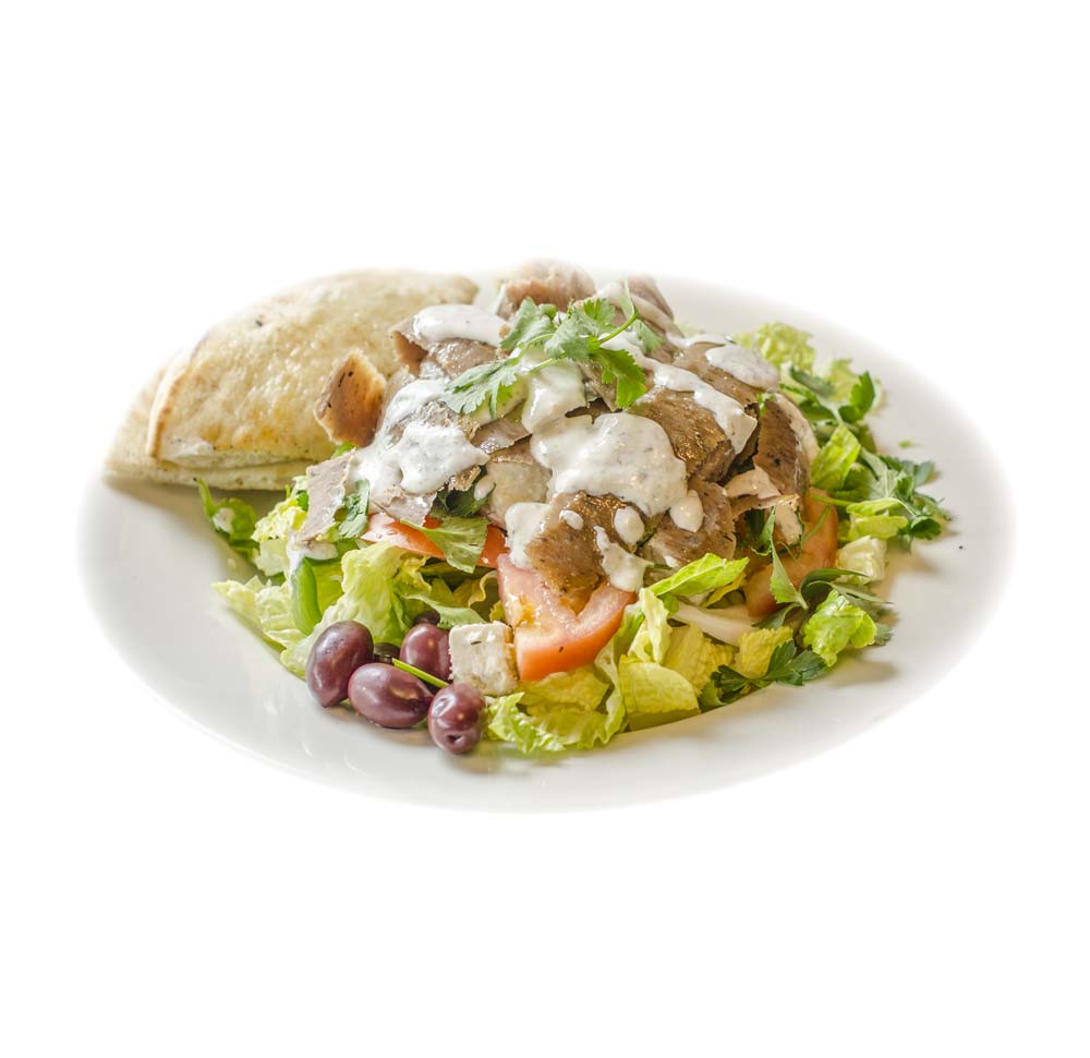 Order Gyro Salad food online from Firehouse Taverna store, Reseda on bringmethat.com