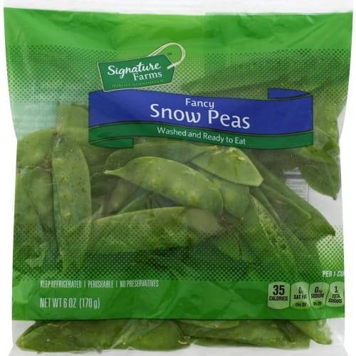 Order Signature Farms · Fancy Snow Peas (6 oz) food online from Albertsons Express store, Gallup on bringmethat.com