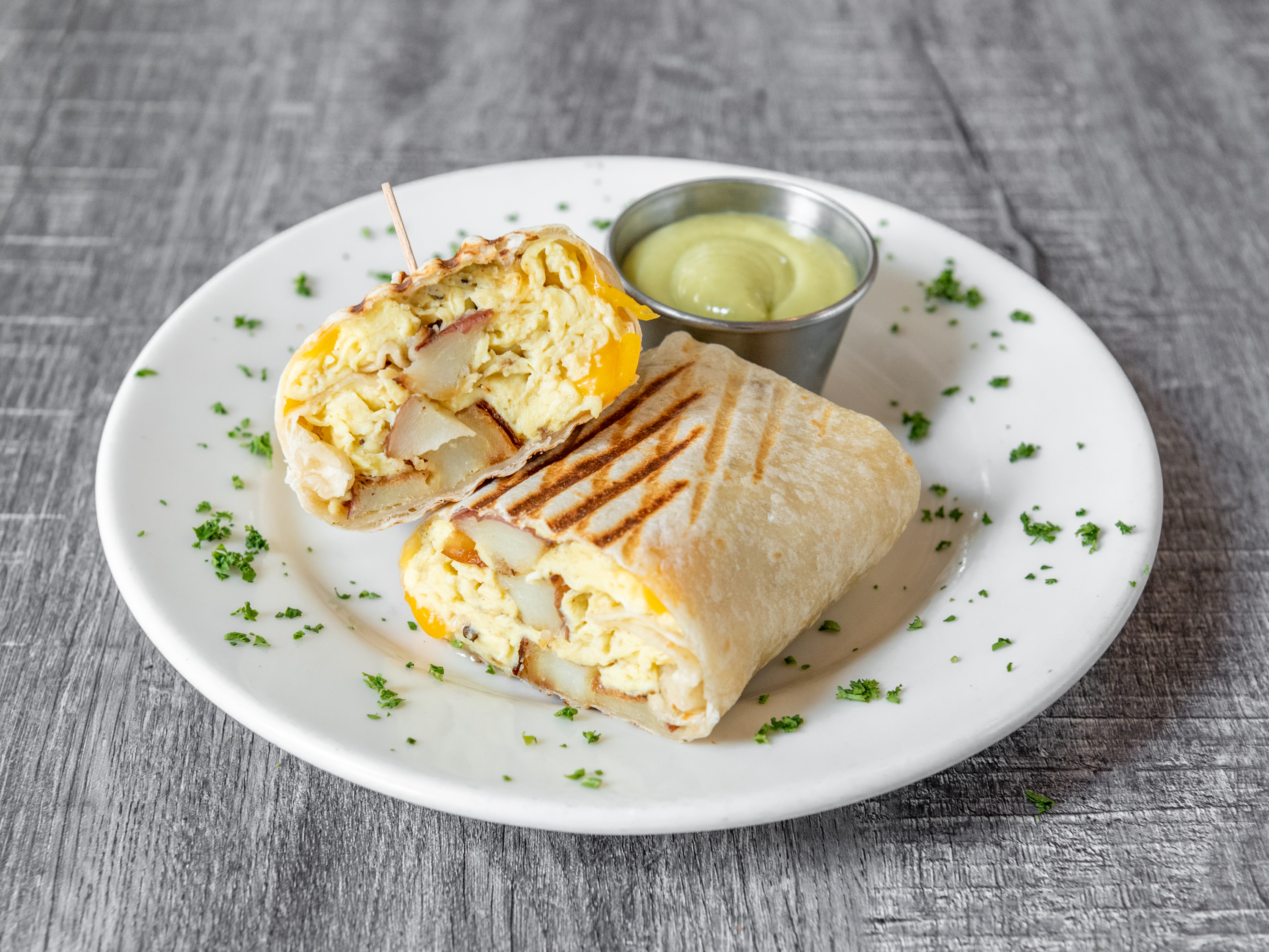 Order A.M. Burrito food online from Energy Life Cafe store, Beverly Hills on bringmethat.com