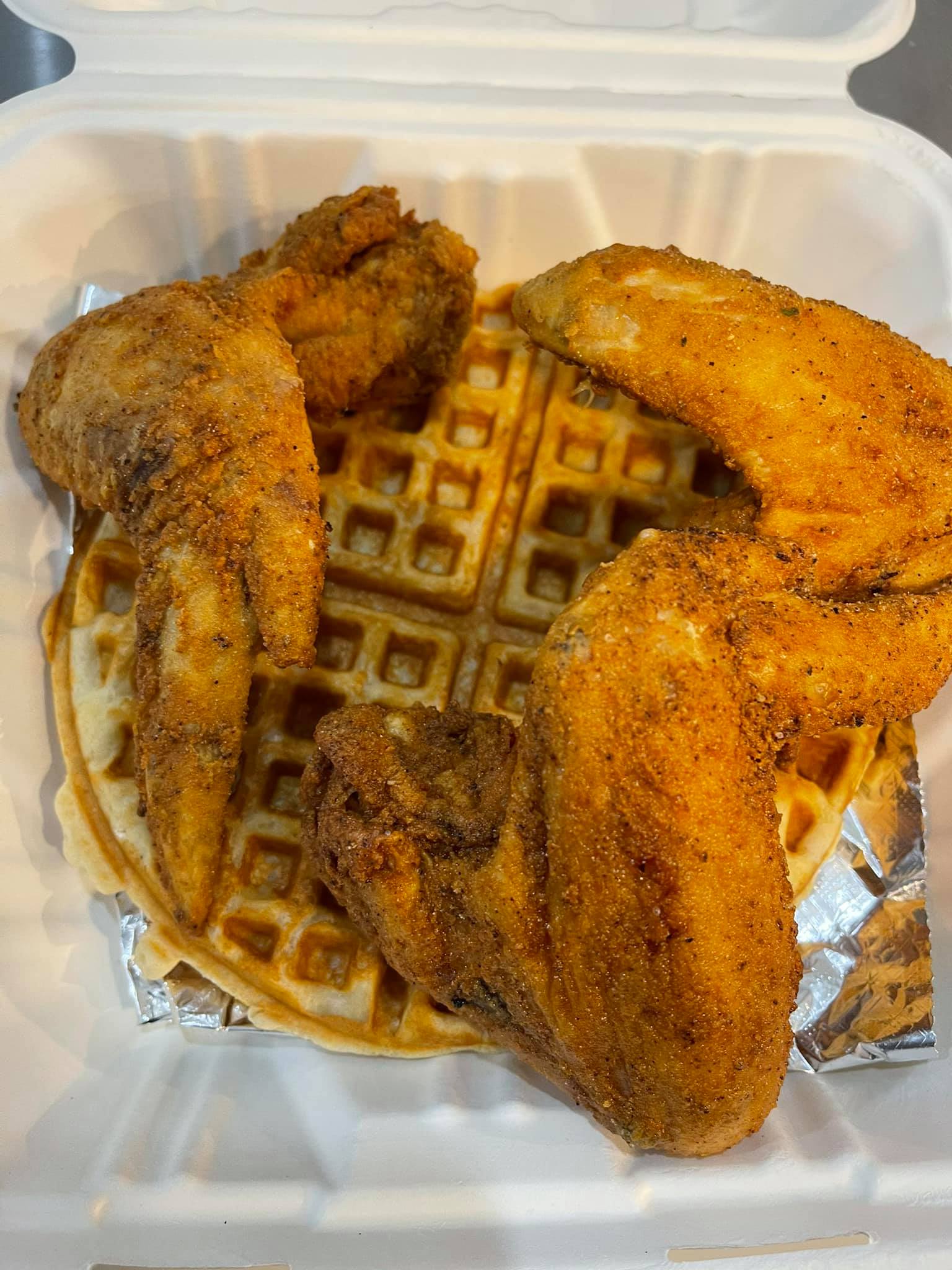 Order Chicken and Waffle food online from Miss Yvonne's store, Edgewater on bringmethat.com