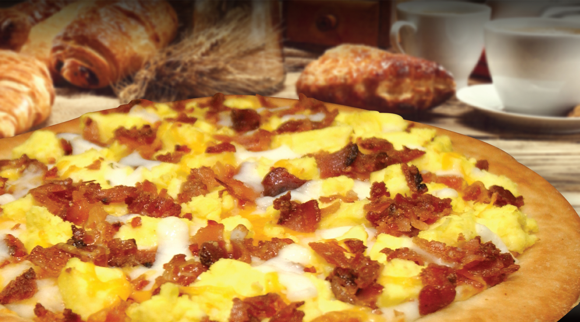 Order Breakfast Pizza food online from Noble Roman Pizza store, Glenview on bringmethat.com