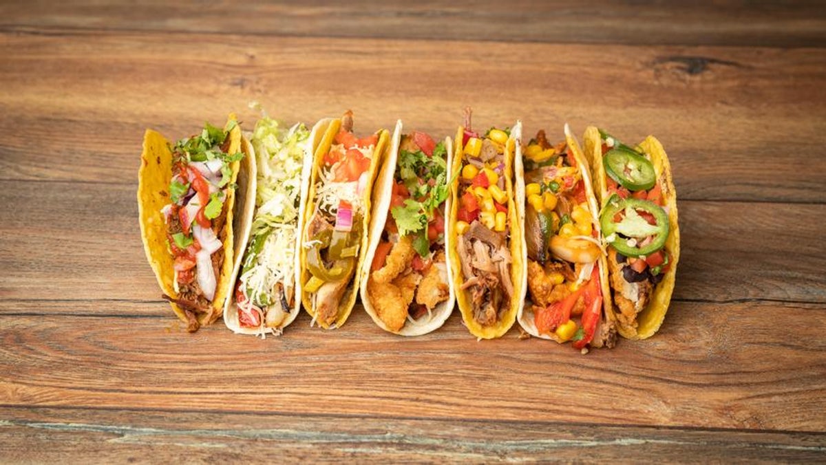 Order TACO TRIO food online from Bubbakoo's Burritos - Bayville store, Bayville on bringmethat.com