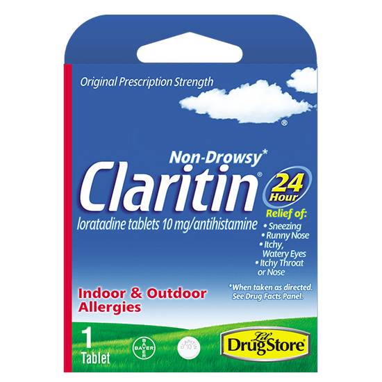 Order Claritin Allergy Relief 1ct food online from Casey store, Cedar Rapids on bringmethat.com