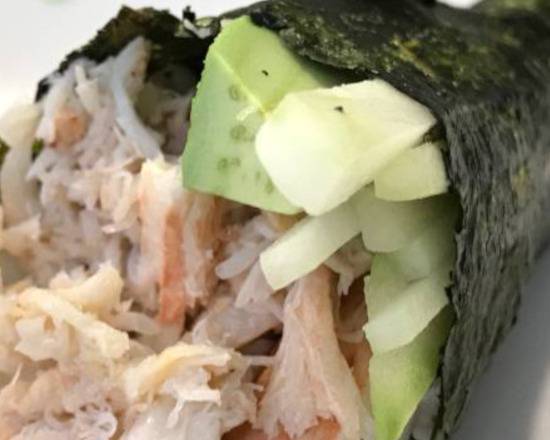 Order Blue Crab Hand Roll food online from Sushi 101 store, Los Angeles on bringmethat.com