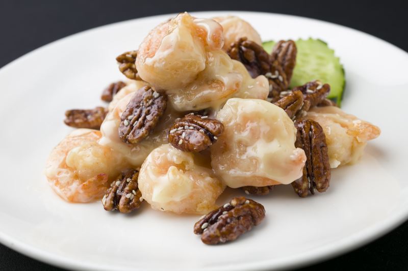 Order Honey Pecan Shrimp food online from Belacan Grill Malaysian Bistro store, Tustin on bringmethat.com