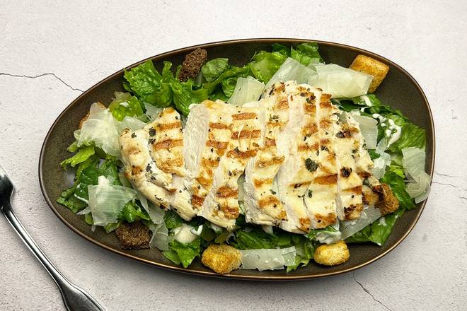 Order Fire-Grilled Chicken Caesar (Lunch Only) food online from Black Angus Steakhouse store, Brentwood on bringmethat.com